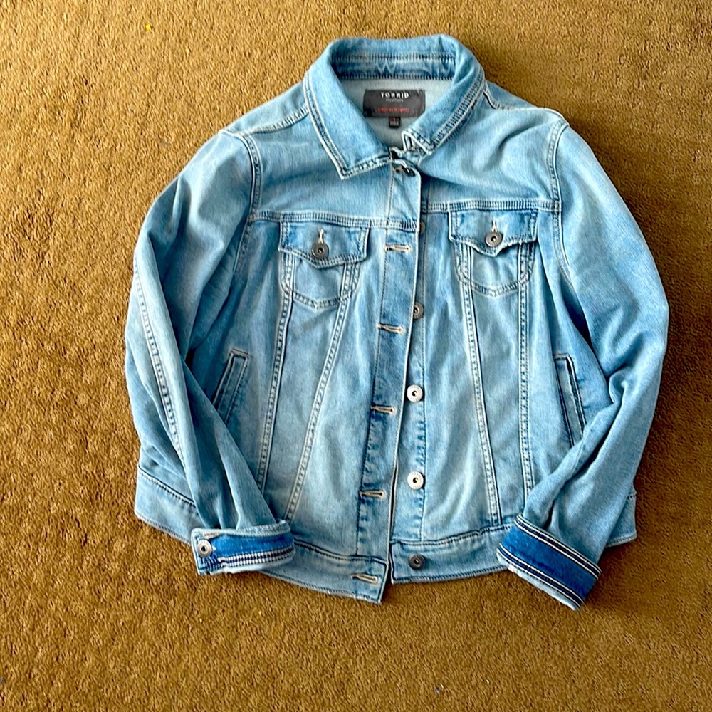 Torrid size 1 denim jacket